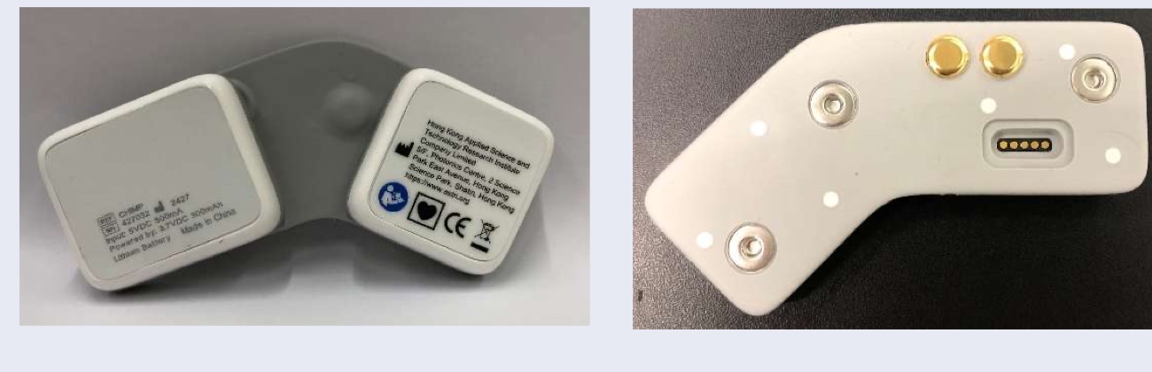 CHIMP Patch hardware showing front and rear views